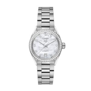 TAG Heuer Carrera Automatic MOP Diamond Dial Diamond Bezel Watch WBN2414.BA0621