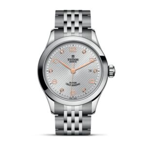TUDOR 1926 28mm Silver Diamond Dial Bracelet Watch M91350-0003