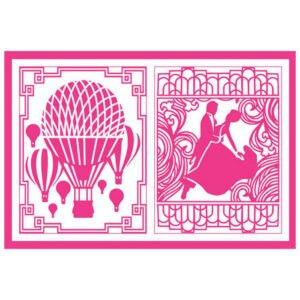 Artdeco Creations A2 Embossing Folder His And Hers
