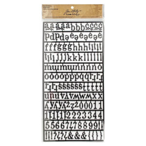 Advantus Tim Holtz Alpha Parts, Newsprint