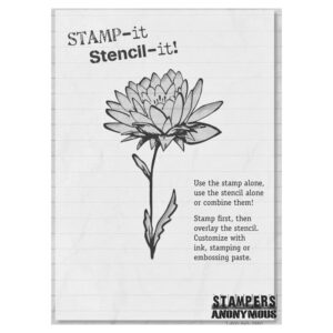 Art Gone Wild Perfect Peony - Stencil & Die