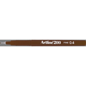 Artline Ek200 Dark Brown 0.4 Pen Boxes Of 12s
