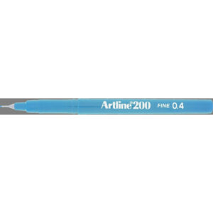 Artline Ek200 Sky Blue 0.4 Pen Boxes Of 12s