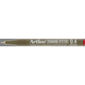Ek234 0.4 Drawing Pen Red Boxes Of 12s