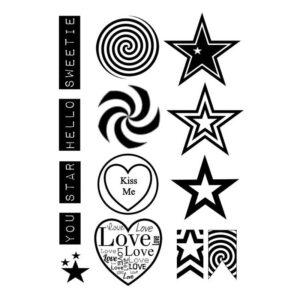 Photocentric A5 Hearts And Stars