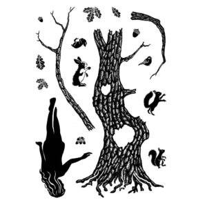 Card-io Old Oak A6 Clear Stamp Set