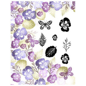 Plentiful Pansies Majestix Stamp Set