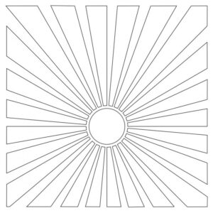 Card-io Ray Of Sunshine Majemask Stencil