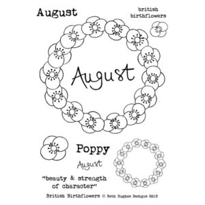 Photocentric Beth Hughes British Birth Flowers August