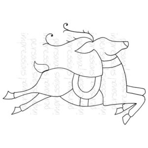 Photocentric Lindsay Mason Zendoodle Reindeer A6