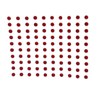 Stenco Red 100 Extra Large Diamond Studs Single Strips