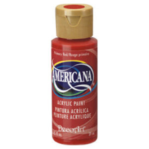DecoArt Primary Red Americana Acrylic 2oz.