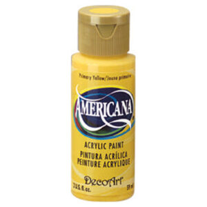 DecoArt Primary Yellow Americana Acrylic 2oz.