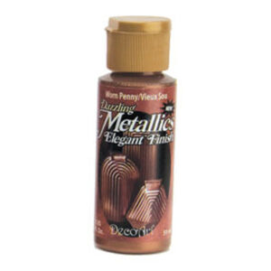 DecoArt Worn Penny Metallics 2oz.