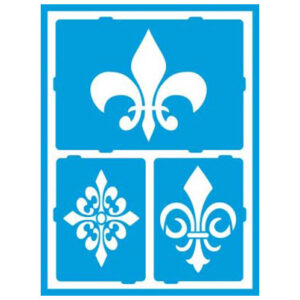DecoArt Large Fleur De Lis Stencil