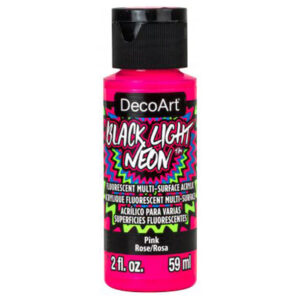 DecoArt Pink Black Light Neon