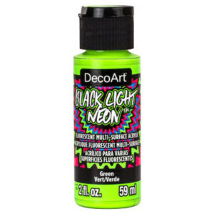 DecoArt Green Black Light Neon