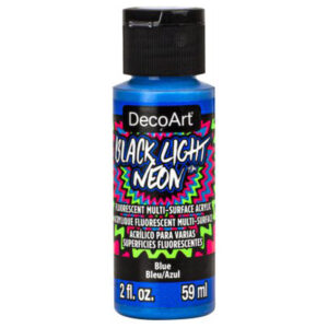 DecoArt Blue Black Light Neon 2oz