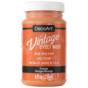 DecoArt Orange Decoart Vintage Effect Wash 8oz