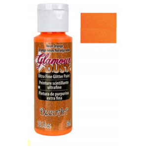 DecoArt Neon Orange Glamour Dust