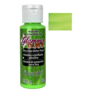 DecoArt Neon Green Glamour Dust