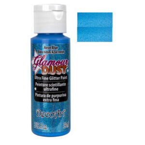 DecoArt Neon Blue Glamour Dust