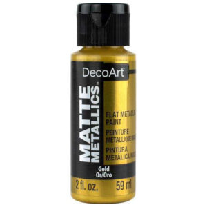 DecoArt Gold Matte Metallics Sheen