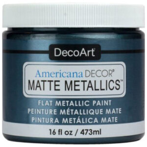 DecoArt Pewter Matte Metallics Paint 16 fl oz