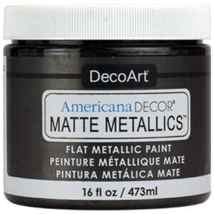 DecoArt Charcoal Matte Metallics 16oz