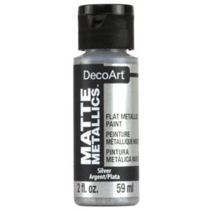 DecoArt Silver Matte Metallics Trendy