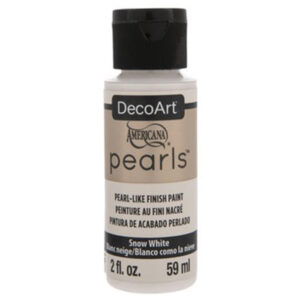 DecoArt Snow White Americana Pearls - 2oz.