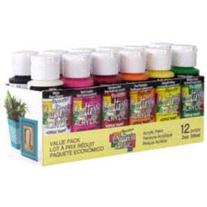 DecoArt Crafter's Acrylic 12-ct Value Pack