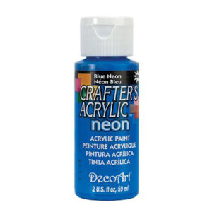 DecoArt Blue Neon Crafters Acrylic 2oz