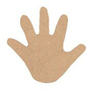 Set Of 10 Flat Hands Shapes