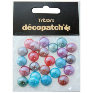 Pack Of 24 Gems, 1cm Pearl F