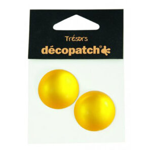 Pack Of 2 Gems, 3cm Orange