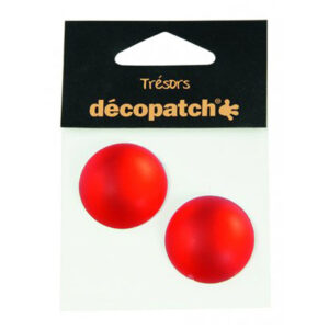 Pack Of 2 Gems, 3cm Red