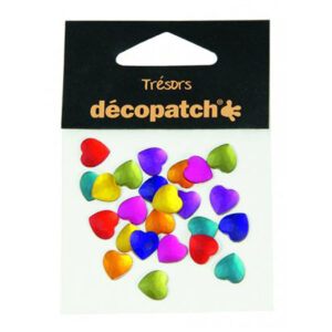 Pack Of 24 Hearts, 1cm Flash