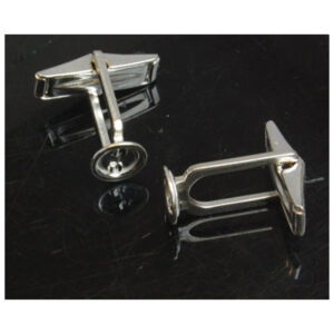 Silver Fixed Cufflink Pair