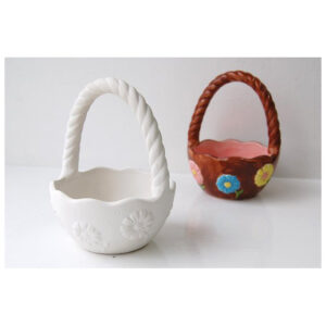 Flower Basket (easter/spring) (Carton Of 6)