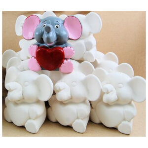 Country Love Crafts Party Time Elephant (Carton Of 12)