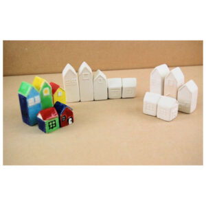Miniature House Set (Carton Of 3) Sets Of 5