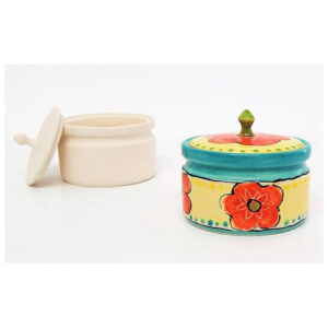 Small Pot/jar With Lid (Carton Of 8)