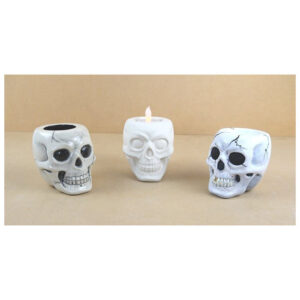 Skull T Light (Carton Of 6)