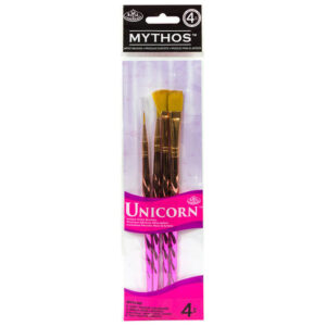Royal Brush Company Mythos Unicorn 4 Piece Brush Set