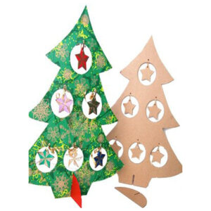 Flat Collapsible Christmas Tree X 6