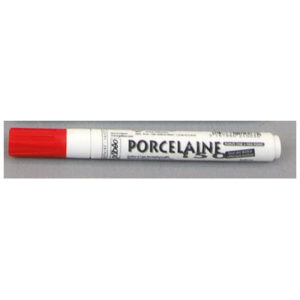 Pebeo Fine Porcelain Pen Red 0.7mm Nib