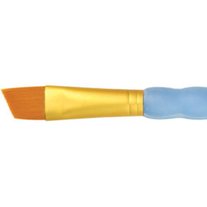 Royal Brush Company Crafters Choice Gold Taklon Angular 5/8" 3 Pack