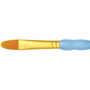 Royal Brush Company Crafters Choice Gold Taklon Filbert Size 0 3 Pack