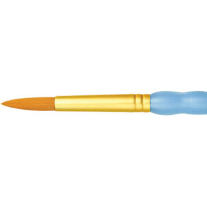 Royal Brush Company Crafters Choice Gold Taklon Round Size 10/0 3 Pack